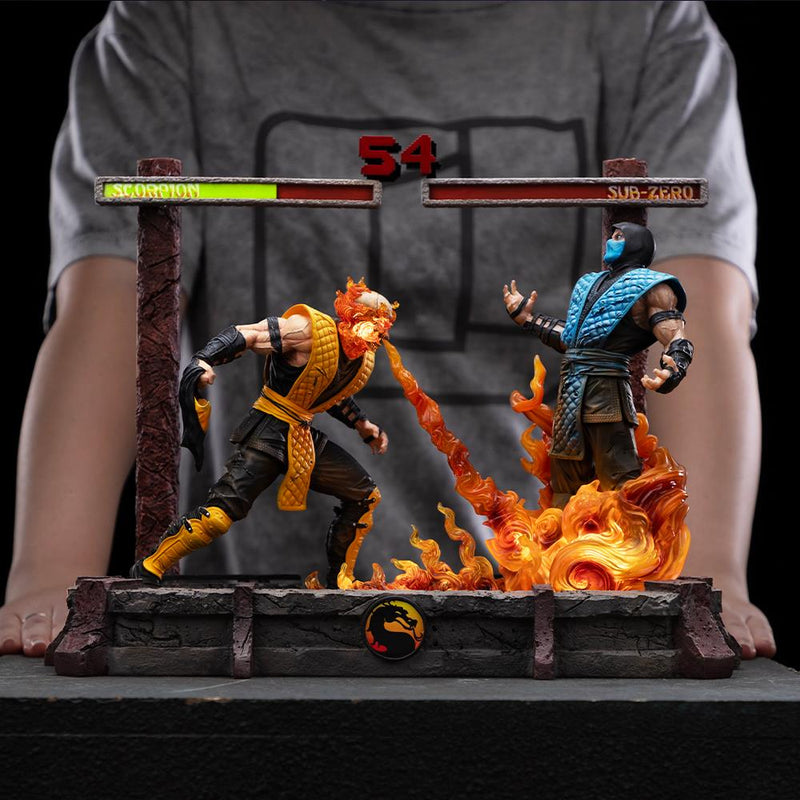 Iron Studios Mortal Kombat - Scorpion Fatality Deluxe Art Scale 1/10