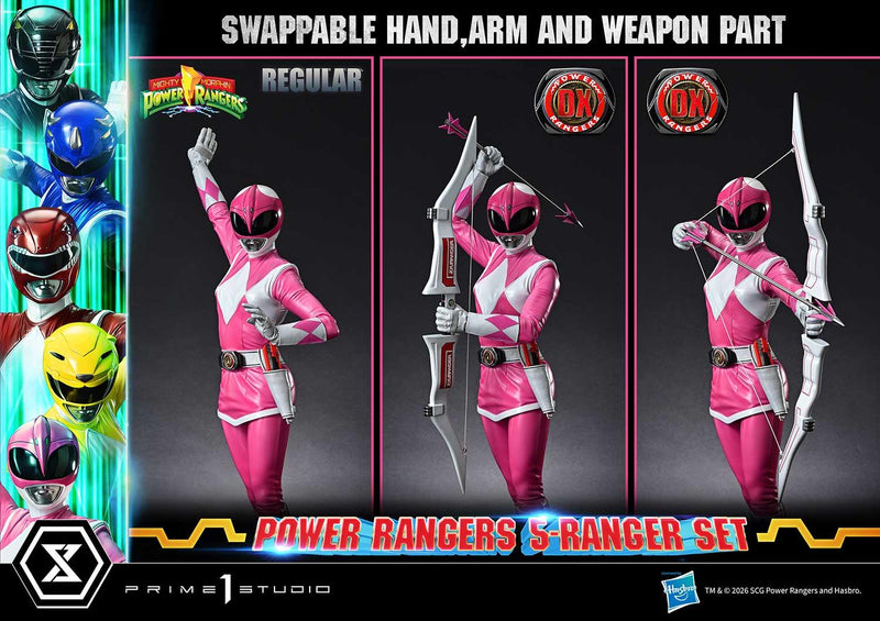 Prime 1 Studio Premium Masterline Mighty Morphin Power Rangers Power Rangers 5-Ranger Set Deluxe Version