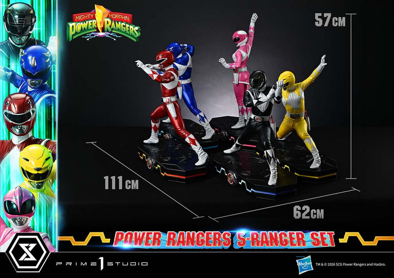 Prime 1 Studio Premium Masterline Mighty Morphin Power Rangers Power Rangers 5-Ranger Set Deluxe Version
