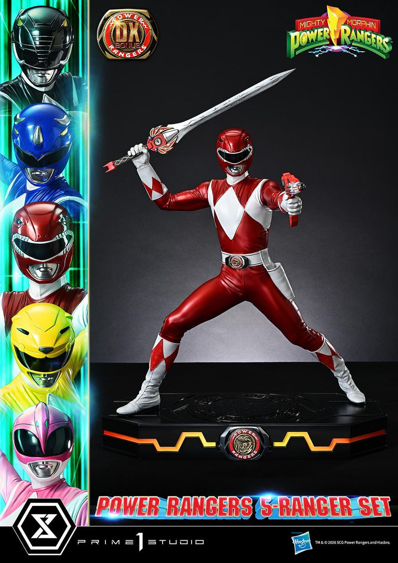 Prime 1 Studio Premium Masterline Mighty Morphin Power Rangers Power Rangers 5-Ranger Set DX Bonus Version