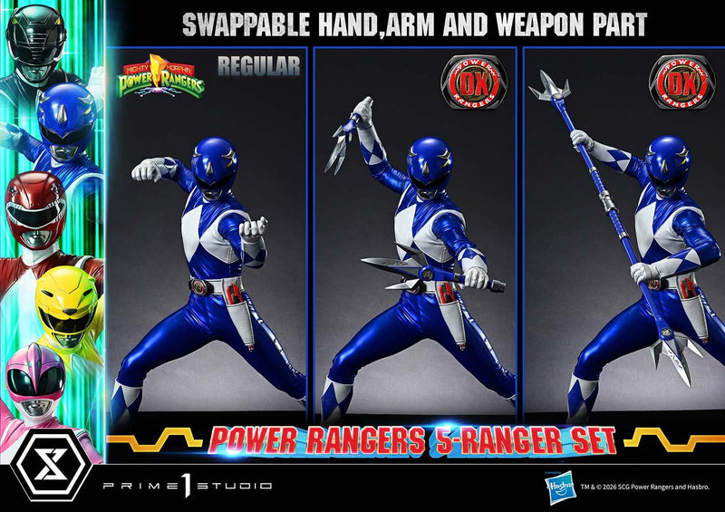 Prime 1 Studio Premium Masterline Mighty Morphin Power Rangers Power Rangers 5-Ranger Set DX Bonus Version