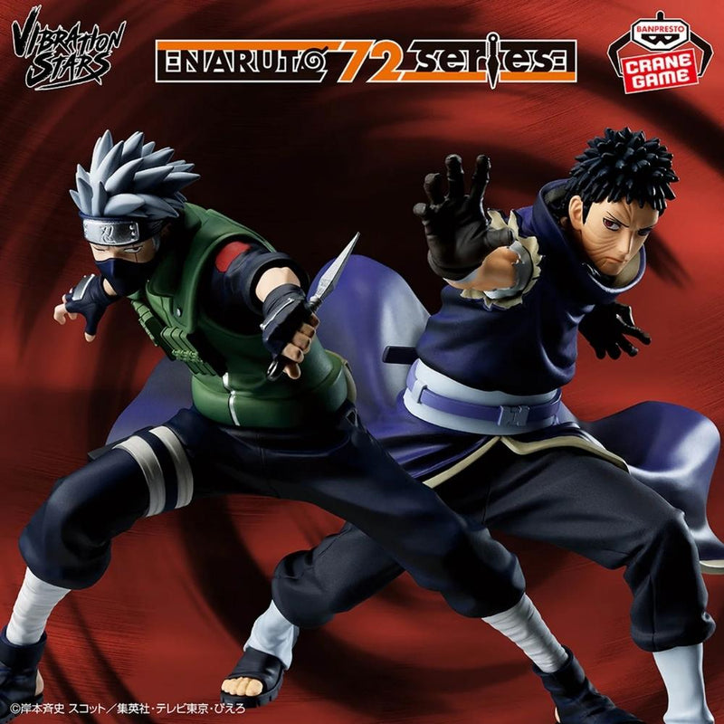 Bandai -Naruto 72 Series- 63 Vibration Stars-Kakashi Hatake & Obito Uchiha-(A:Kakashi Hatake)