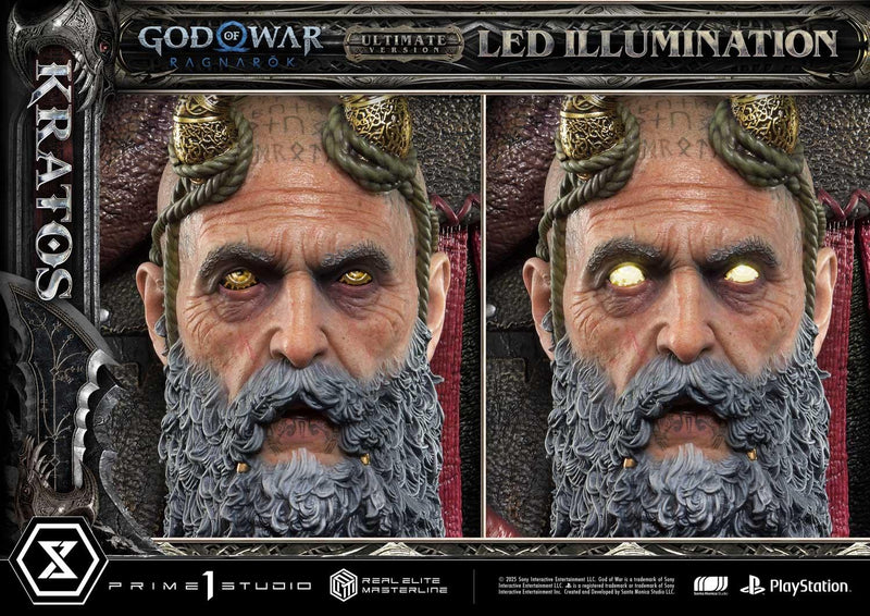 Prime 1 Studio Real Elite Masterline God of War: Ragnarok Kratos Ultimate Version