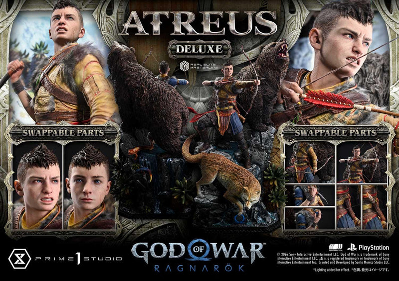 Prime 1 Studio Real Elite Masterline God of War: Ragnarok Atreus Deluxe Version