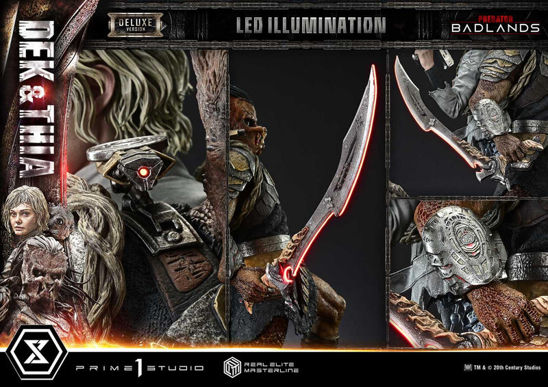 Prime 1 Studio Real Elite Masterline Predator: Badlands Dek & Thia DX Bonus Version