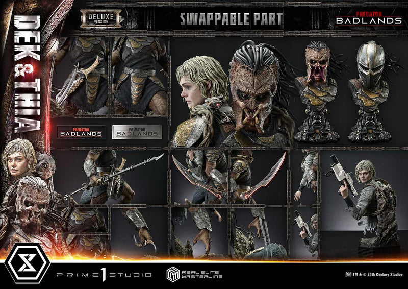 Prime 1 Studio Real Elite Masterline Predator: Badlands Dek & Thia DX Bonus Version