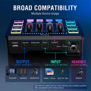 FIFINE SC3 RGB Audio Interface, Black