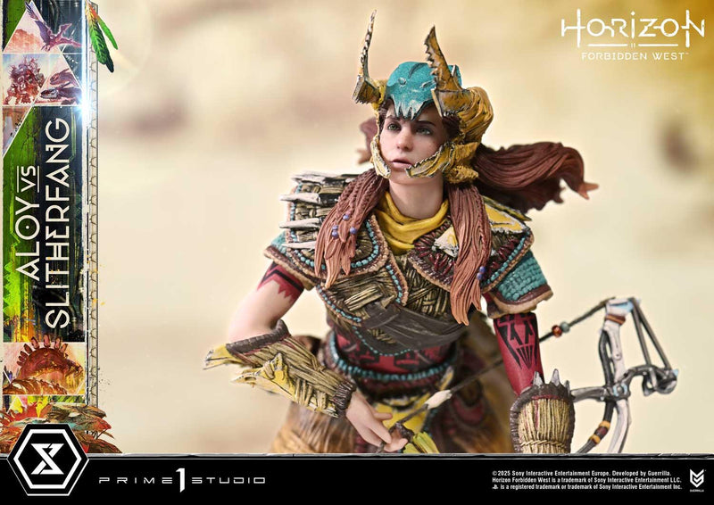 Prime 1 Studio Ultimate Diorama Masterline Horizon Forbidden West Aloy vs. The Slitherfang Bonus Version