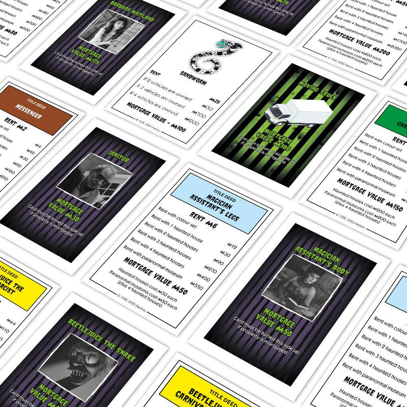 Winning Moves Beetlejuice - English Monopoly