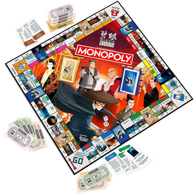 Winning Moves -Monopoly Blue Eye Samurai English