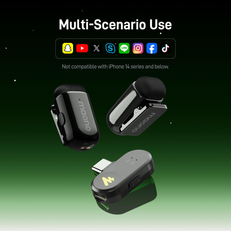 MAONO WM622 PBC2 Wireless Mic System