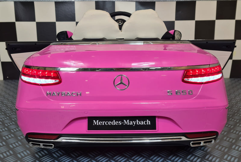 Mercedes-Maybach S650 12V elbil til børn – pink