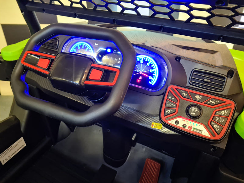 Børnebuggy 12V – grøn