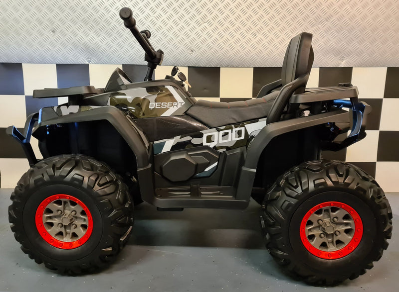 Desert 12V børnequad – camouflagegrøn