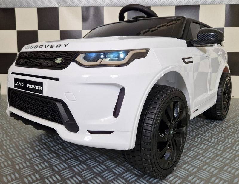 Land Rover Discovery 12V elbil til børn – hvid