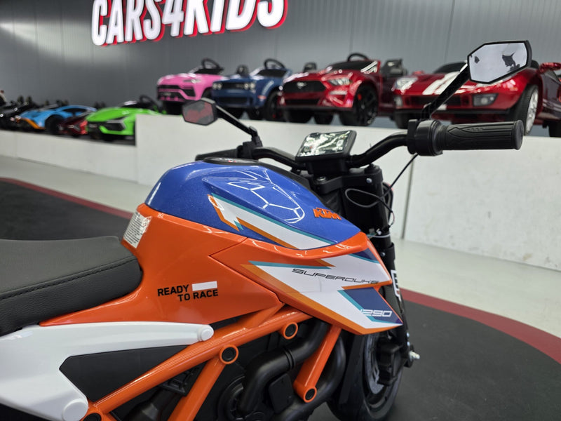 KTM 1290 Super Duke 12V elmotorcykel til børn