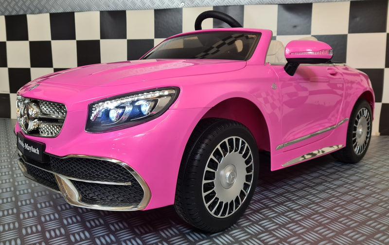 Mercedes-Maybach S650 12V elbil til børn – pink