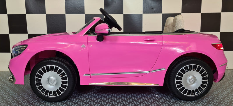 Mercedes-Maybach S650 12V elbil til børn – pink