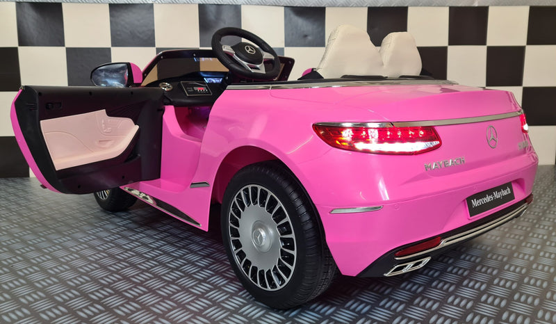 Mercedes-Maybach S650 12V elbil til børn – pink