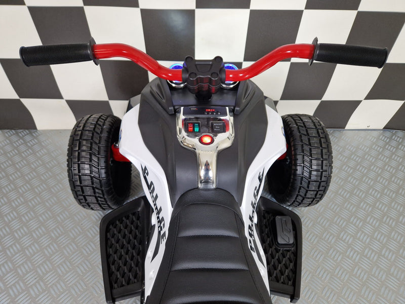 Spyder politimotorcykel 12V til børn