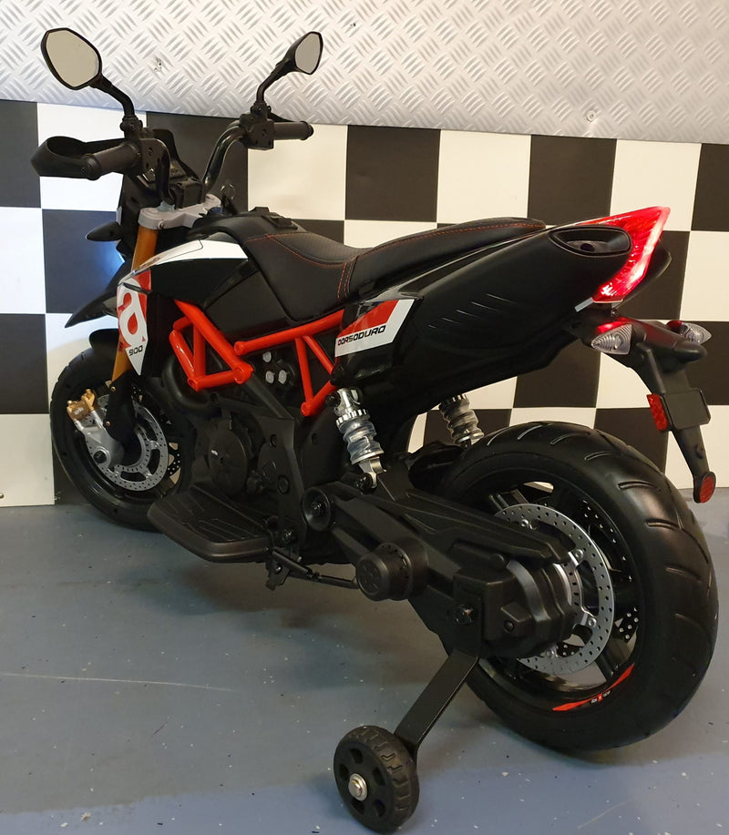 Aprilia Dorsoduro 12V elmotorcykel til børn