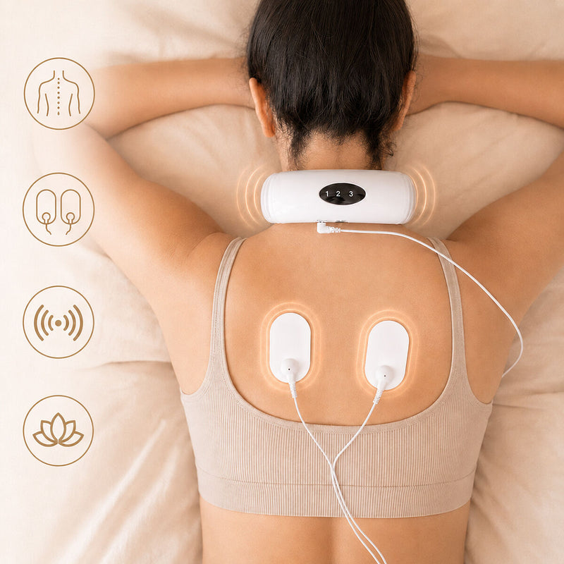 Elektromagnetisk massageapparat til nakke og ryg Calmagner InnovaGoods