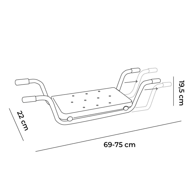 2-i-1 skridsikkert badesæde Seburett InnovaGoods