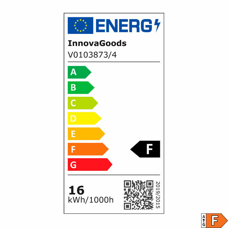 Loftsventilator med LED-lys og 3 ABS-vinger InnovaGoods 52" Ø132 cm Træ 36 W (Refurbished B)