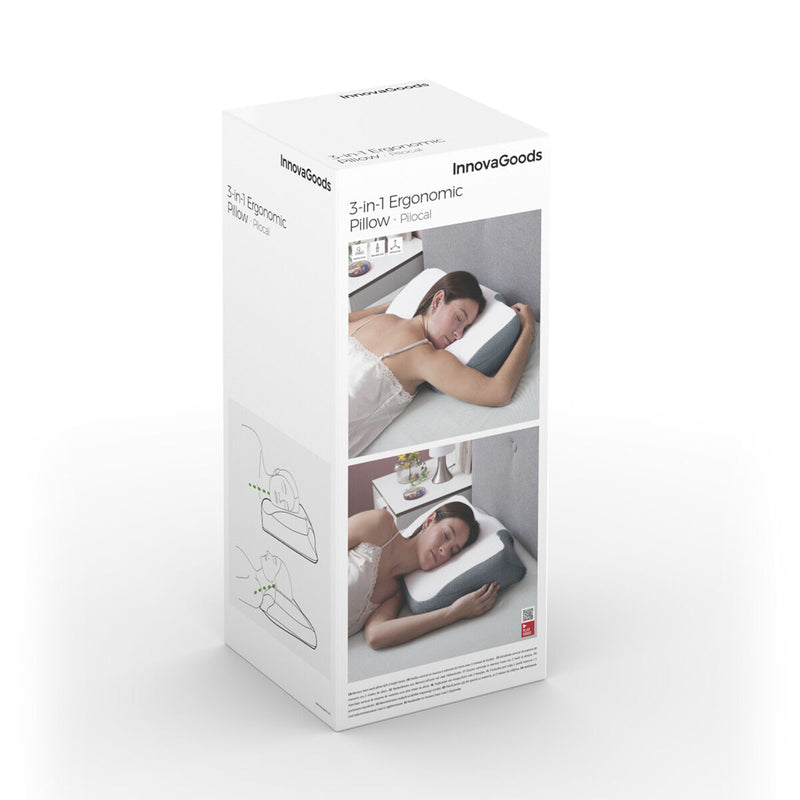 3-i-1 ergonomisk nakkepude InnovaGoods (Refurbished A)