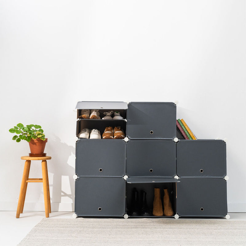 Bærbar, modulær skoholder InnovaGoods Grå