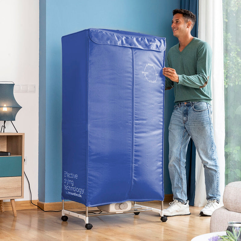 Bærbar elektrisk tørretumbler med 2 højder InnovaGoods 1200 W (Refurbished A)