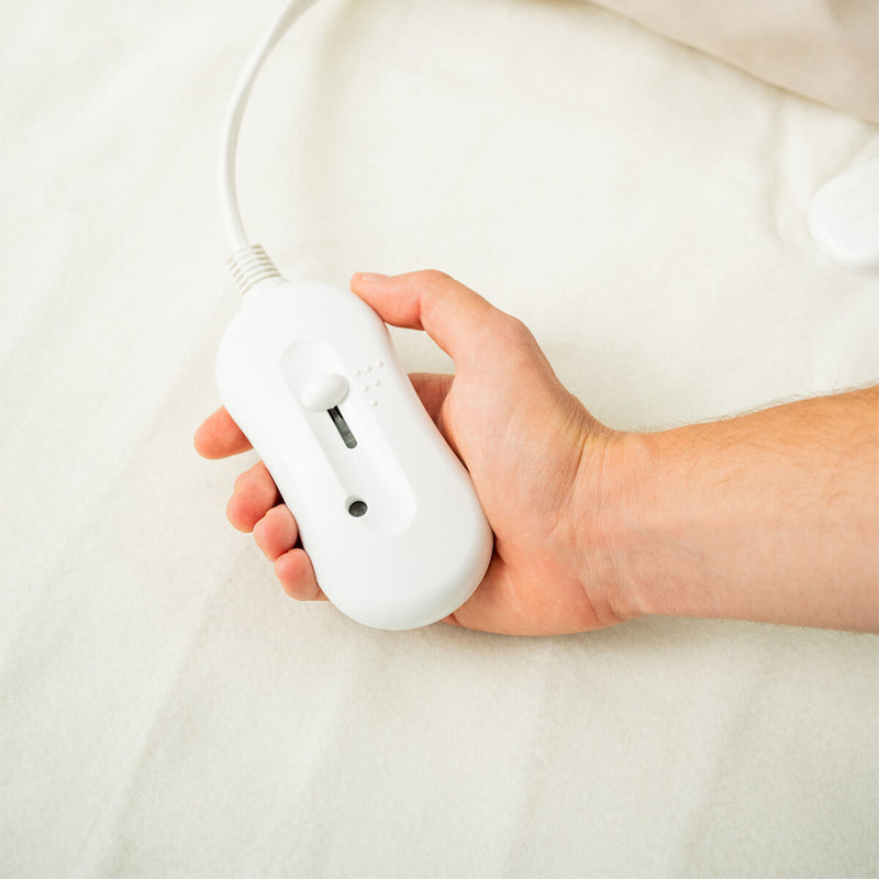 Elektrisk topmadras til én person InnovaGoods 60 W 80 x 150 cm Hvid (Refurbished A)