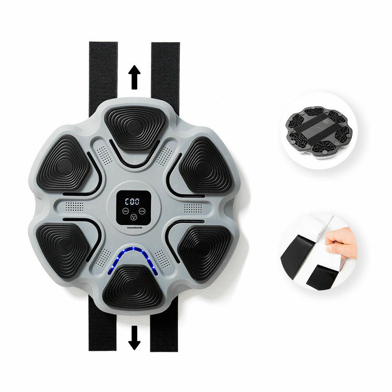 Genopladelig boksemaskine med musik Beatfist InnovaGoods
