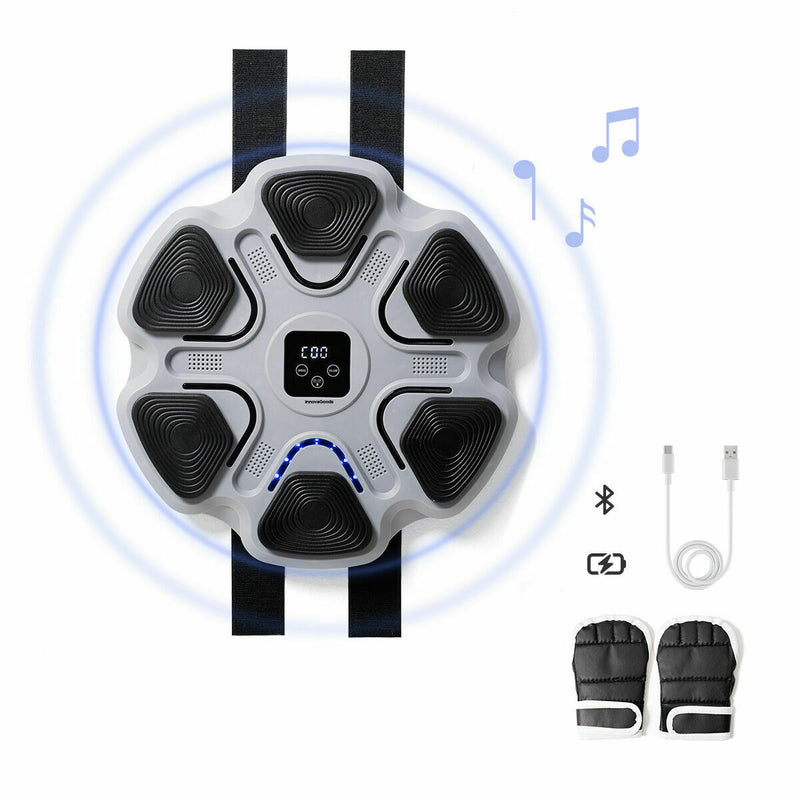 Genopladelig boksemaskine med musik Beatfist InnovaGoods