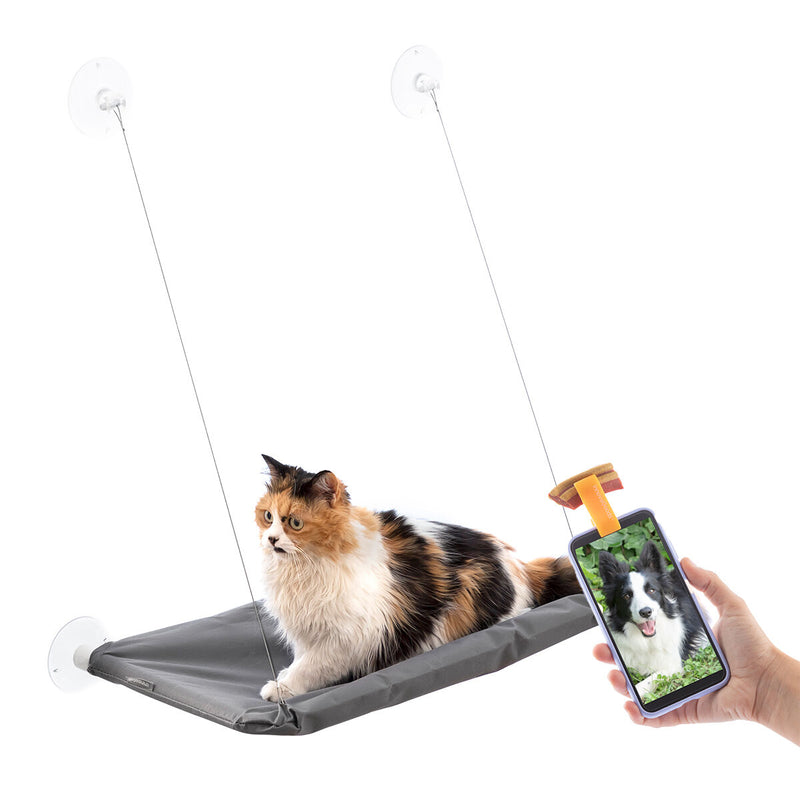 Pack Klip af selfie til kæledyr og Hængende kat hængekøje InnovaGoods