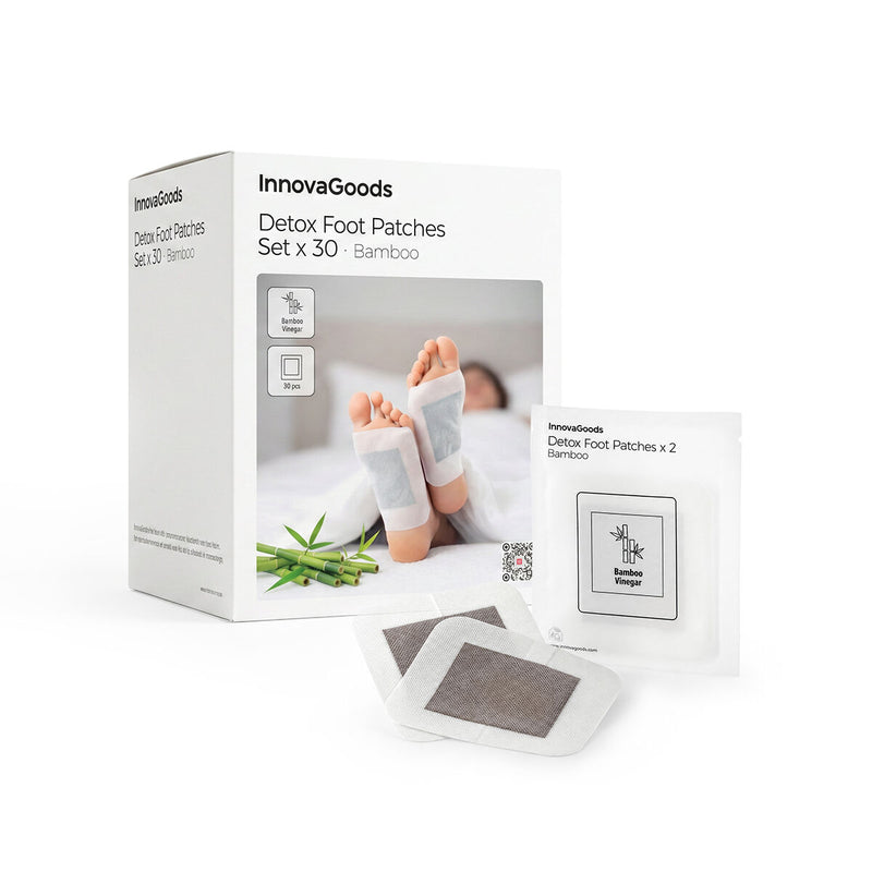 Detox Fod Plastre Bamboo InnovaGoods 30 enheder
