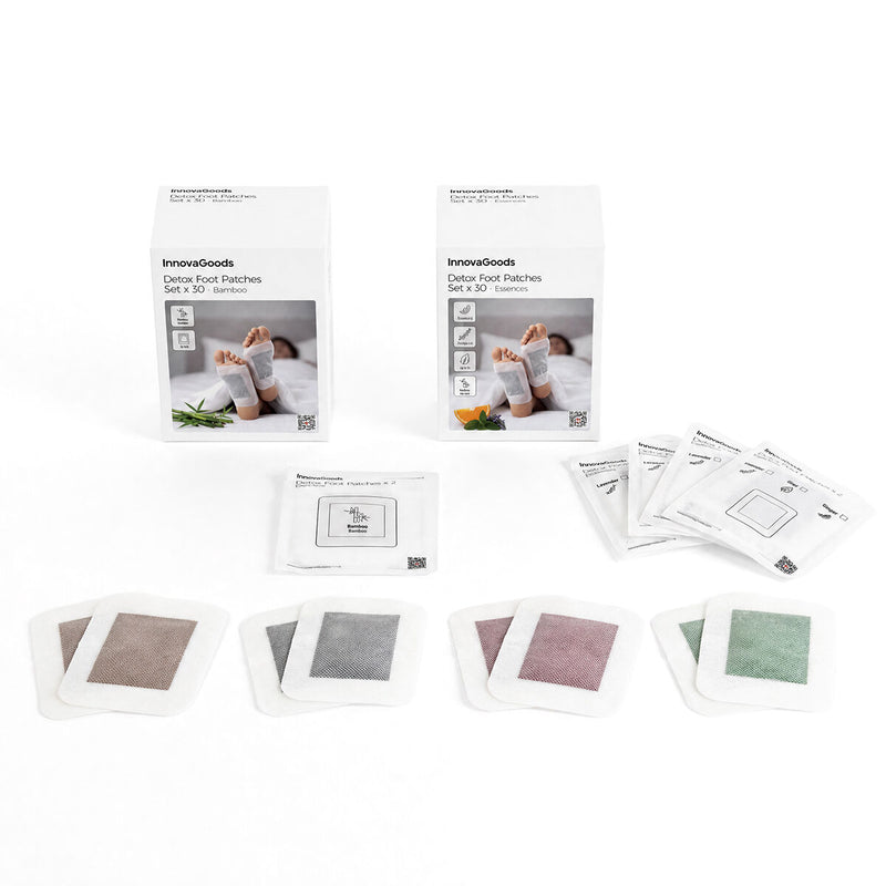 Detox Fod Plastre Bamboo InnovaGoods 30 enheder