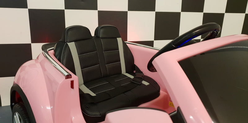 Volkswagen Beetle 12V elbil til børn – pink